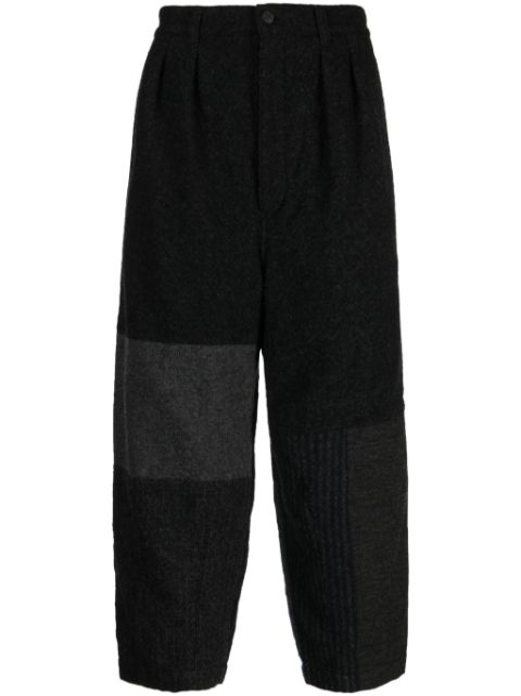 Comme des Garçons Homme patchwork drop-crotch trousers