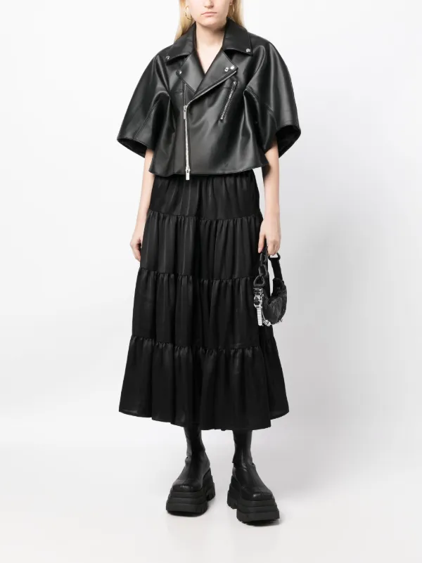 Noir Kei Ninomiya Zipped short-sleeve Jacket - Farfetch