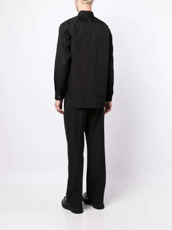 Comme Des Garçons Shirt アシンメトリーヘム シャツ | ブラック