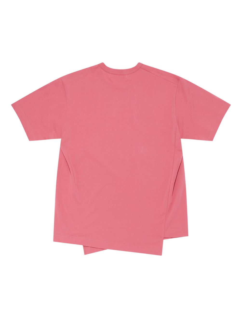 Comme Des Garçons Shirt x Lacoste asymmetric T-Shirt - Roze