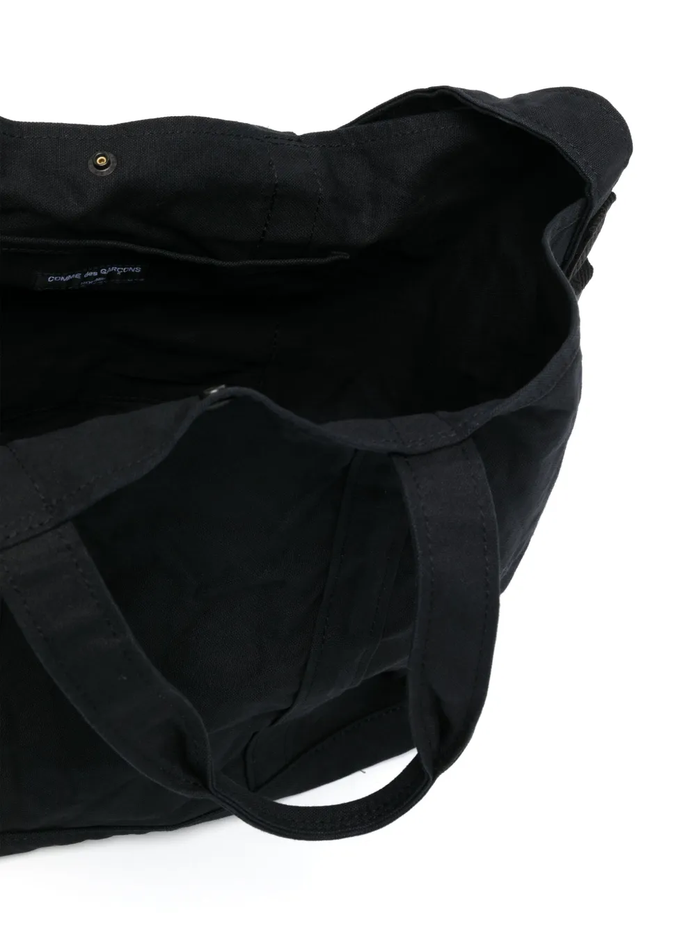 Comme Des Garçons Homme logo-embroidery Canvas Tote - Farfetch