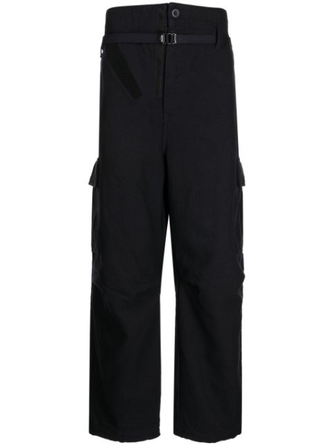 Comme des Garçons Homme cargo-pocket cotton-blend wide-leg trousers 