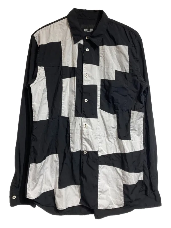 ビンテージ COMME des GARÇONS SHIRT パッチワークシャツ Comme Des Garçons Shirt パッチワーク シャツ | ホワイト