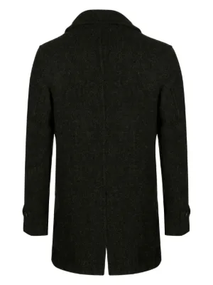 【コムデギャルソンオムプリュス】ピーコート　ダブル　黒　2way エルボーパッチ COMME des GARCONS HOMME DEUX コム デ ギャルソン オム ドゥ