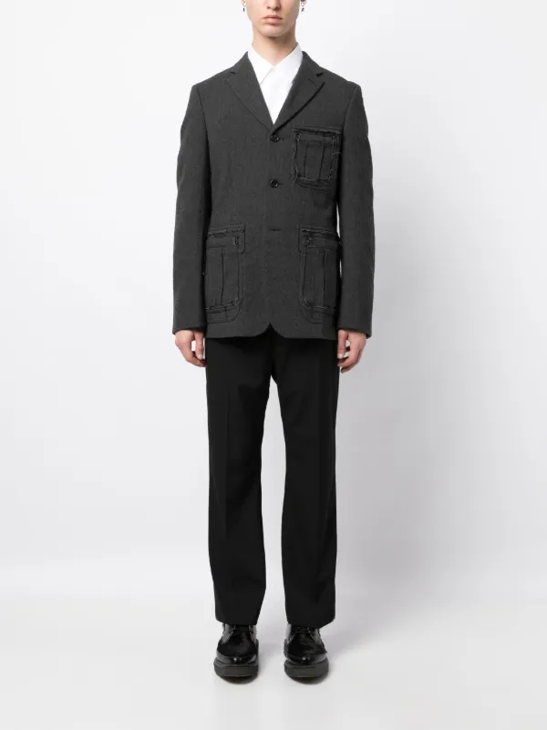 Comme Des Garçons Homme Deux シングルジャケット - Farfetch 