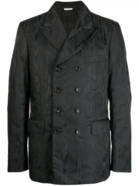 Comme des Garçons Homme Plus textured-finish peak-lapels blazer 