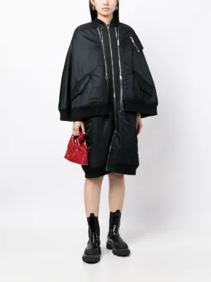 noir kei ninomiya カシミヤ混 チュール ロングコート 黒 XS Noir Kei