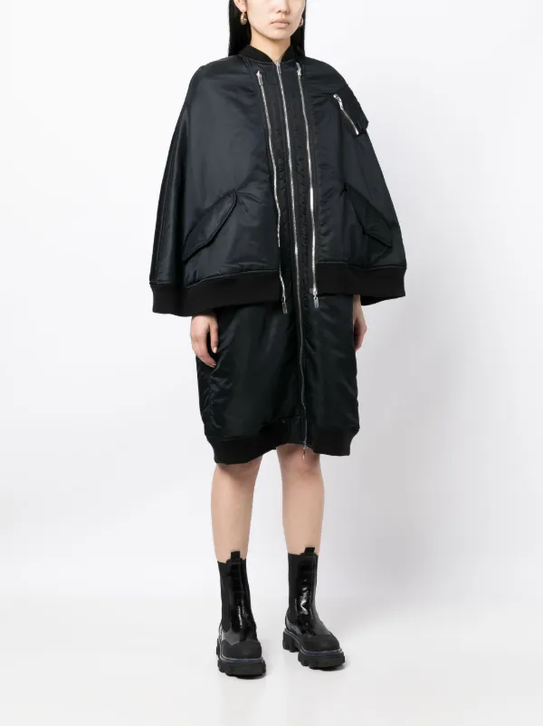 Noir Kei Ninomiya ジップアップ パデッドコート | ブラック