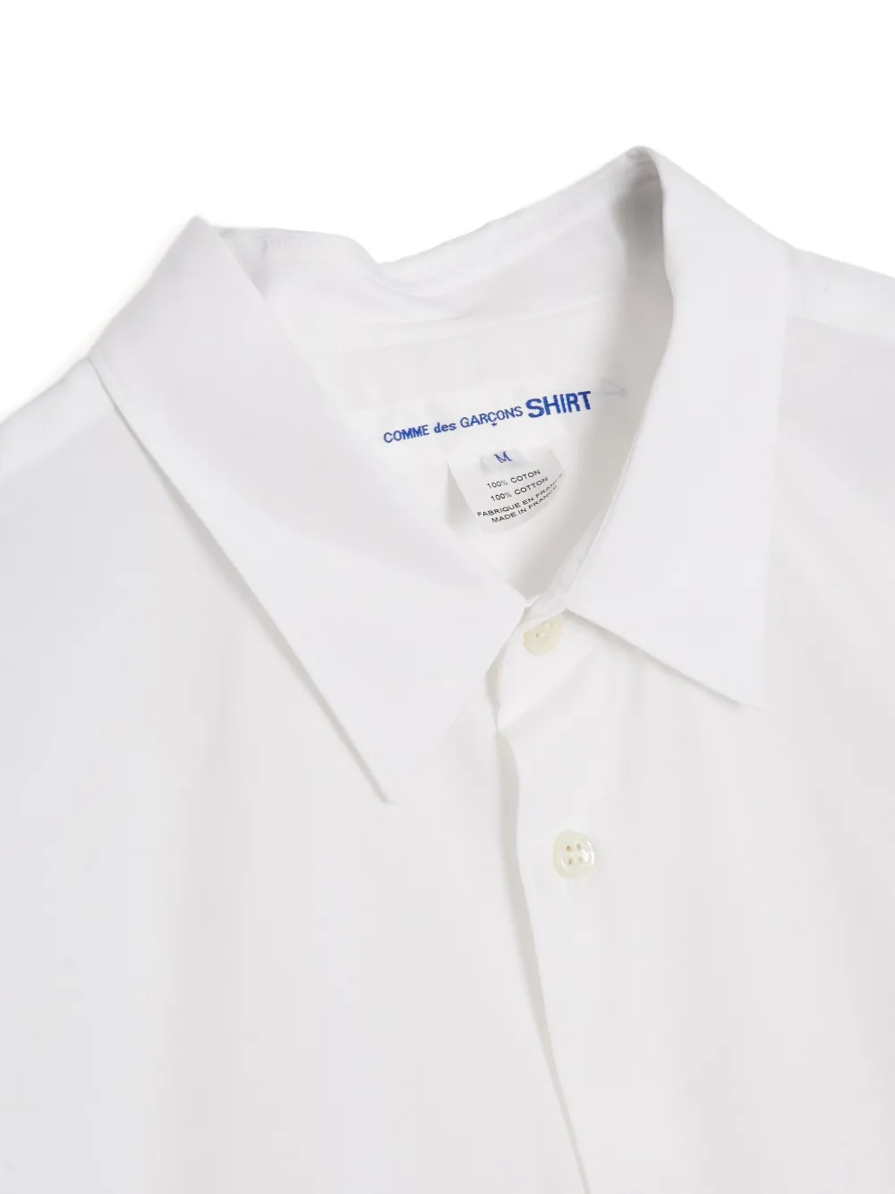 Comme Des Garçons Shirt Overhemd met zak Wit