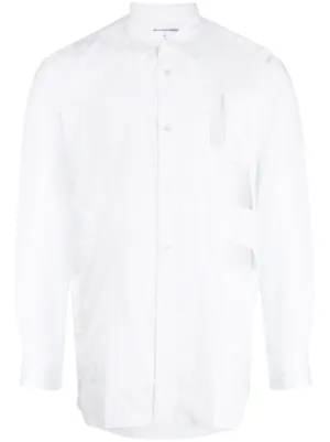 MM6 Maison Margiela detachable-collar Shirt | White | FARFETCH