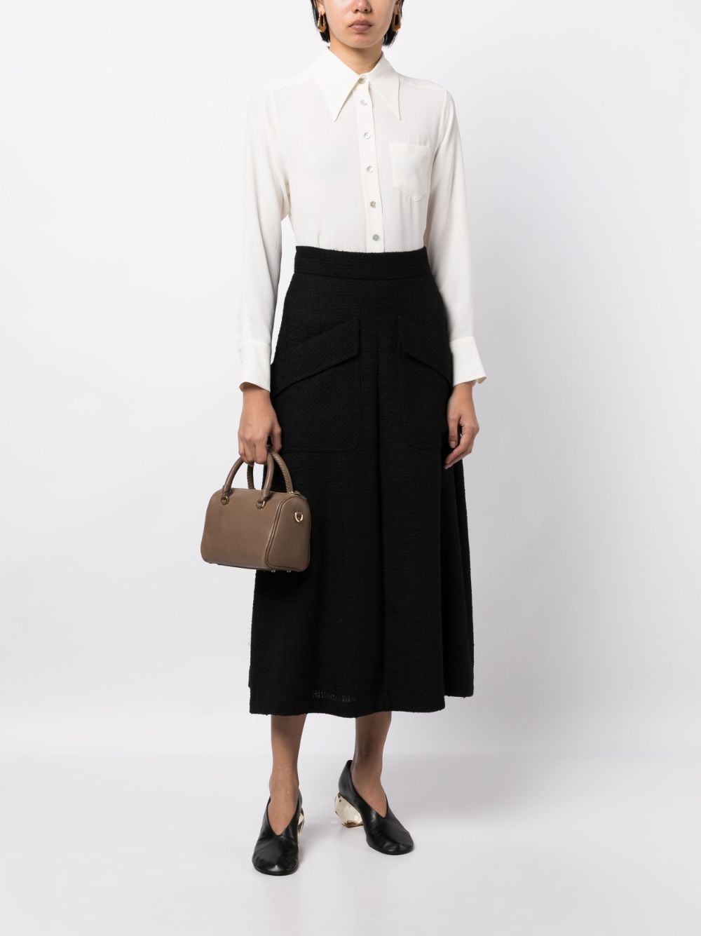 JANE Parker pointed-collar Shirt - Farfetch