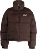 Axel Arigato Observer logo-print puffer jacket - Brown