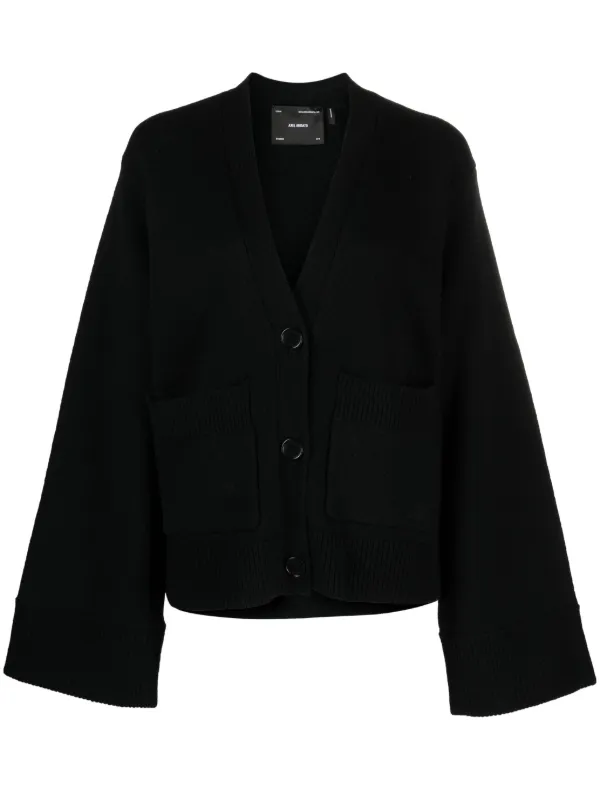 Boxy black cardigan best sale