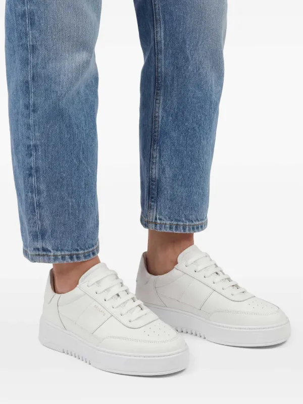 Axel Arigato Orbit Vintage Runner Leather Sneakers | White | FARFETCH