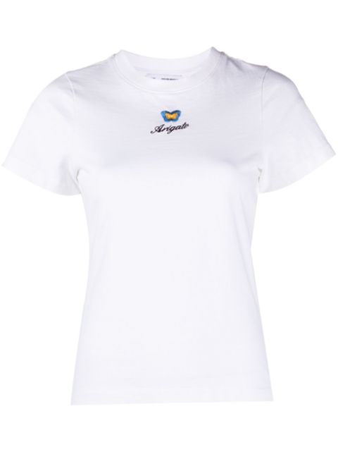 Axel Arigato embroidered-logo short-sleeve T-shirt Women