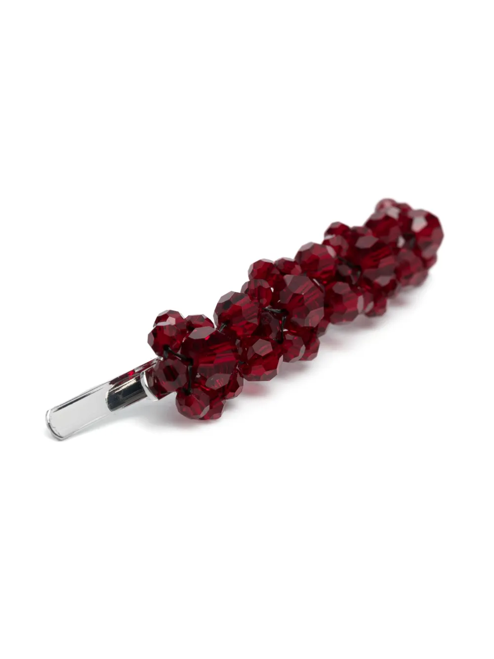  Simone Rocha Flower Hair Clip - Red 