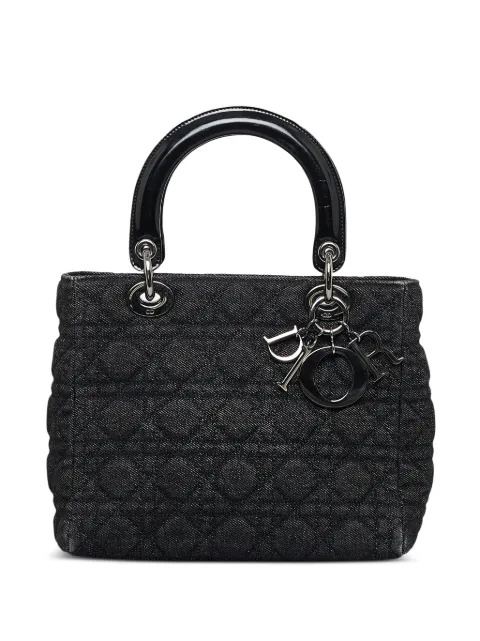 pre-owned medium Cannage Lady Dior handbag