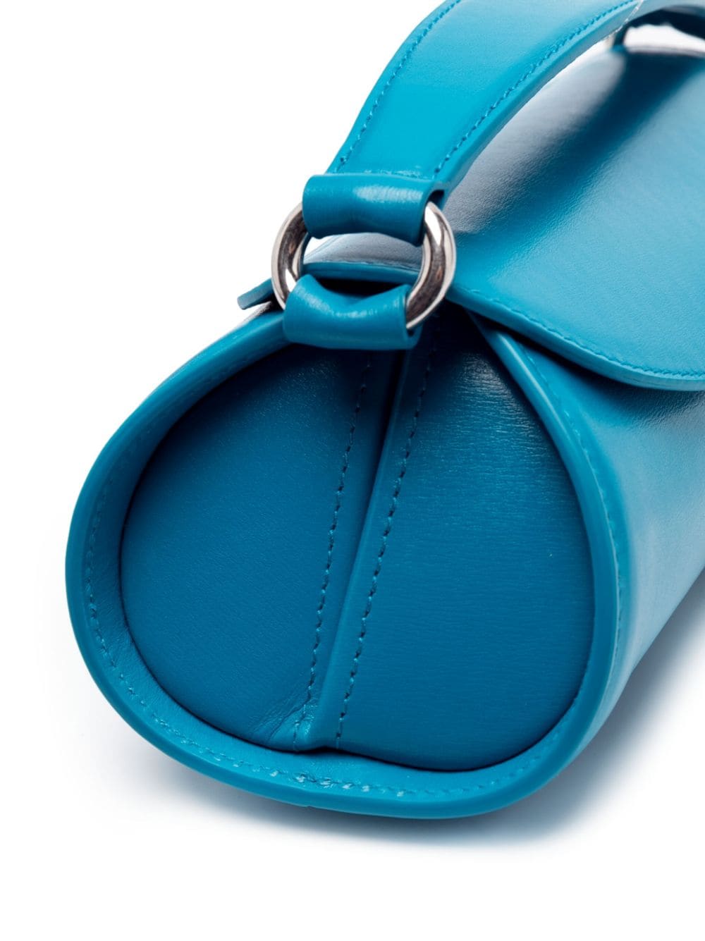 Shop Jil Sander Cannolo Shoulder Bag In Blue