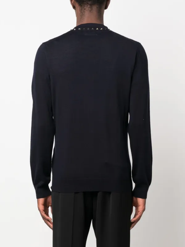 Valentino Garavani ロックスタッズ カーディガン | ブルー