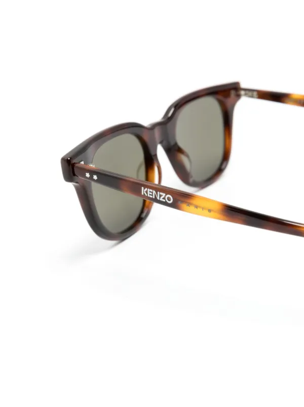 Kenzo KZ40167I square frame Sunglasses Brown FARFETCH GE