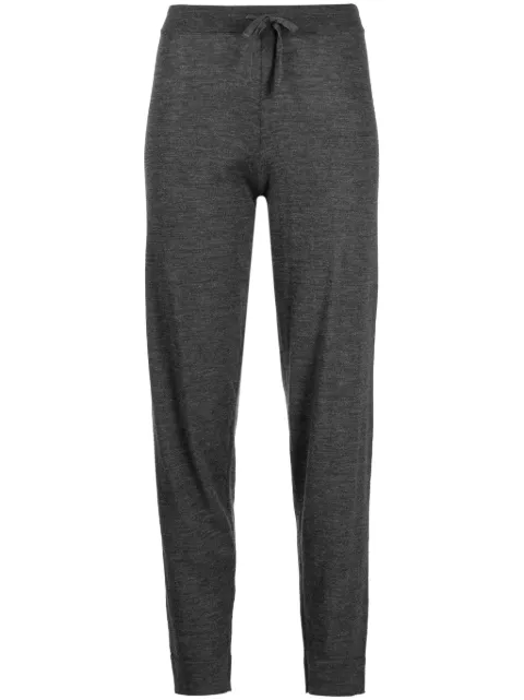 Cashmere In Love pantalones de tejido fino con cordones en la pretina