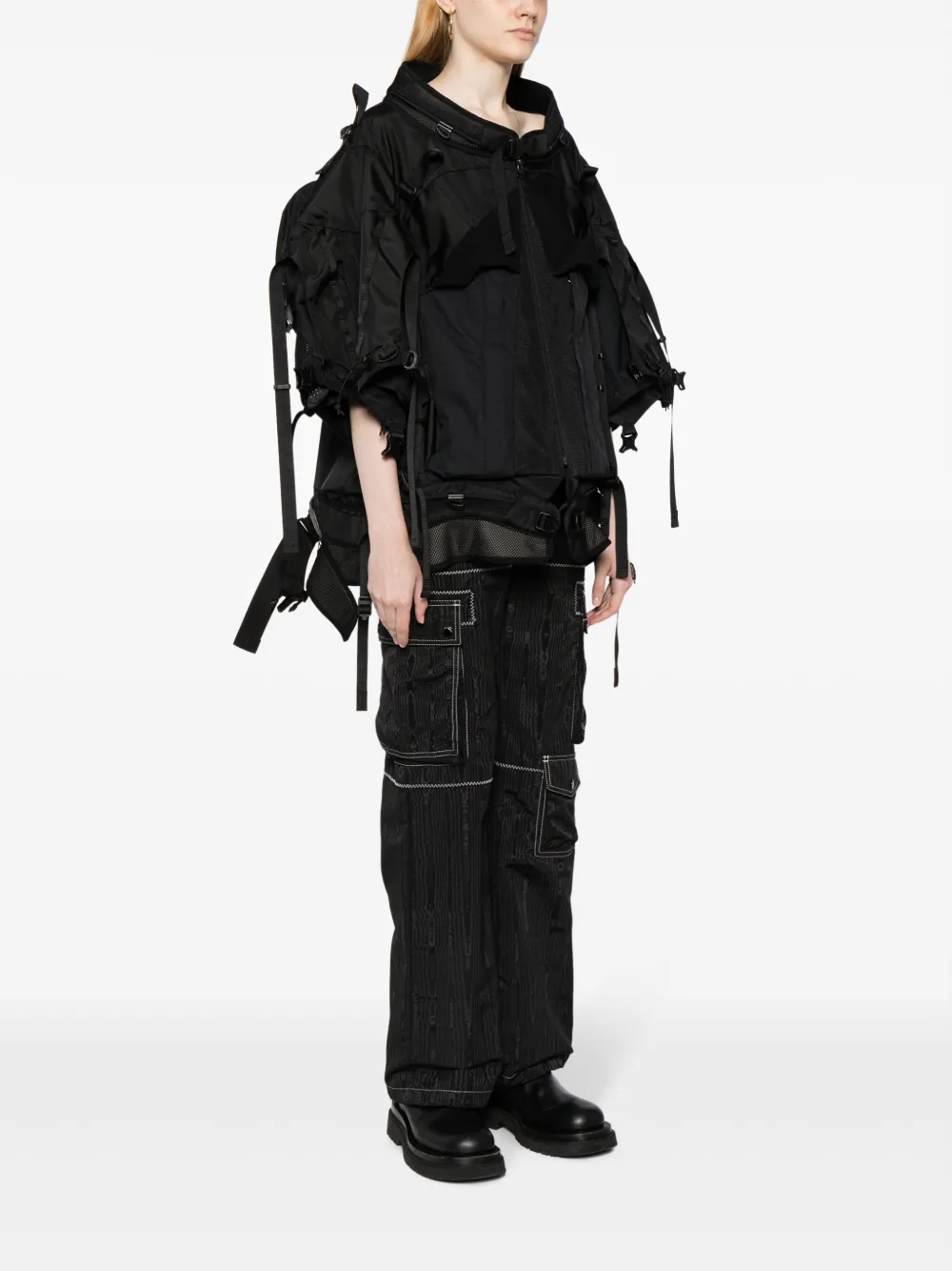Junya Watanabe デコンストラクテッド ジャケット | ブラック 