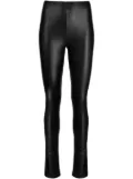 Junya Watanabe mid-rise matte-finish leggings - Black