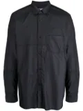 Junya Watanabe MAN long-sleeve cotton shirt - Black