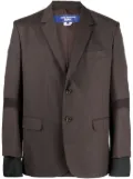 Junya Watanabe MAN panelled wool blazer - Brown