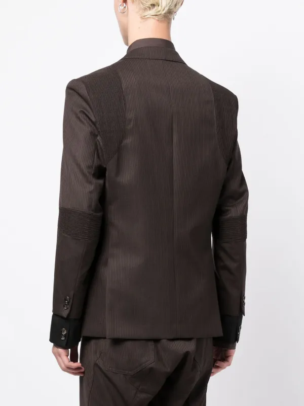 Junya Watanabe MAN パネル ウールジャケット | ブラウン Junya Watanabe MAN パネル ウールジャケット | ブラウン