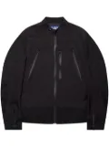 Junya Watanabe MAN collarless zip-up bomber jacket - Black