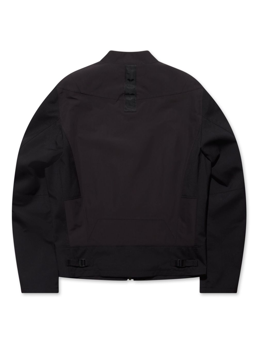 Shop Junya Watanabe Collarless Zip-up Bomber Jacket In Black