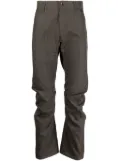 Junya Watanabe MAN stripe-print wool trousers - Brown