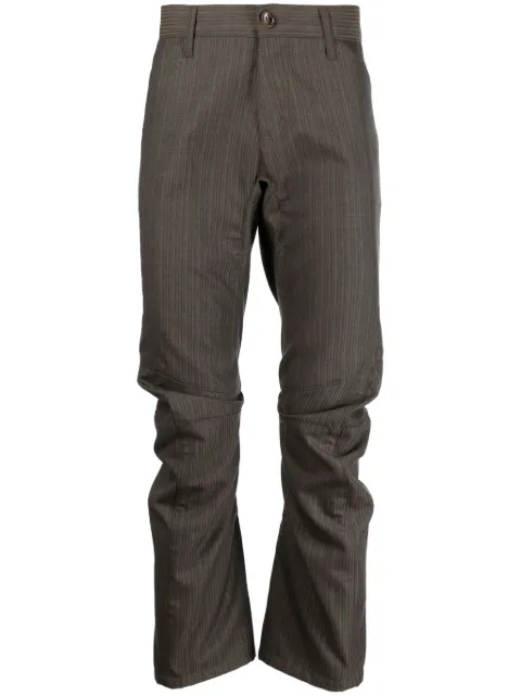 Junya Watanabe MAN stripe-print wool trousers