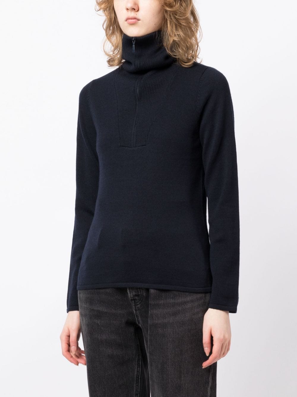 Shop Jane Robyn Fine-knit Jumper In 蓝色