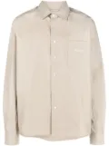Axel Arigato Flow logo-embroidered shirt - Neutrals