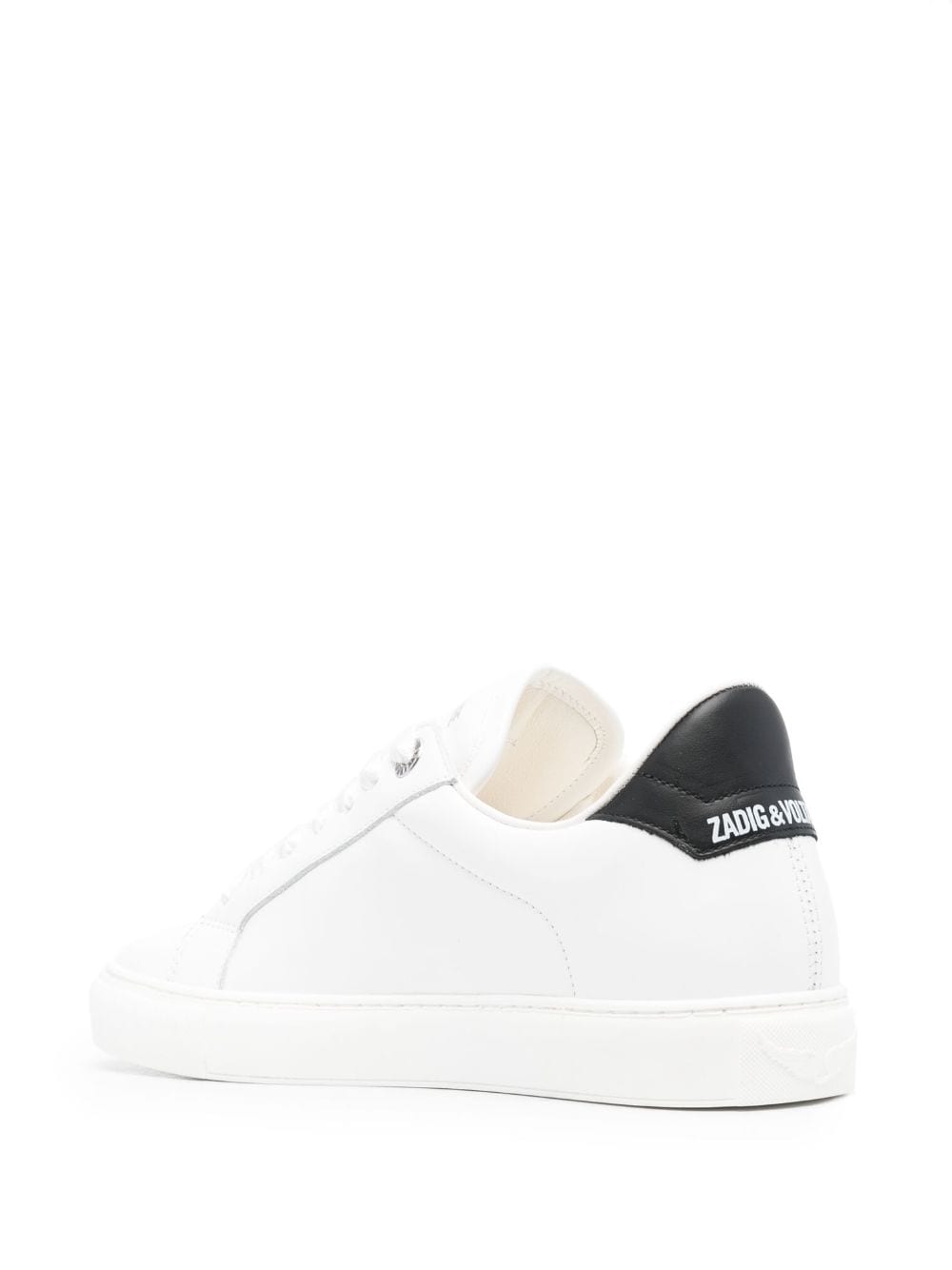 Shop Zadig & Voltaire La Flash Low-top Sneakers In White