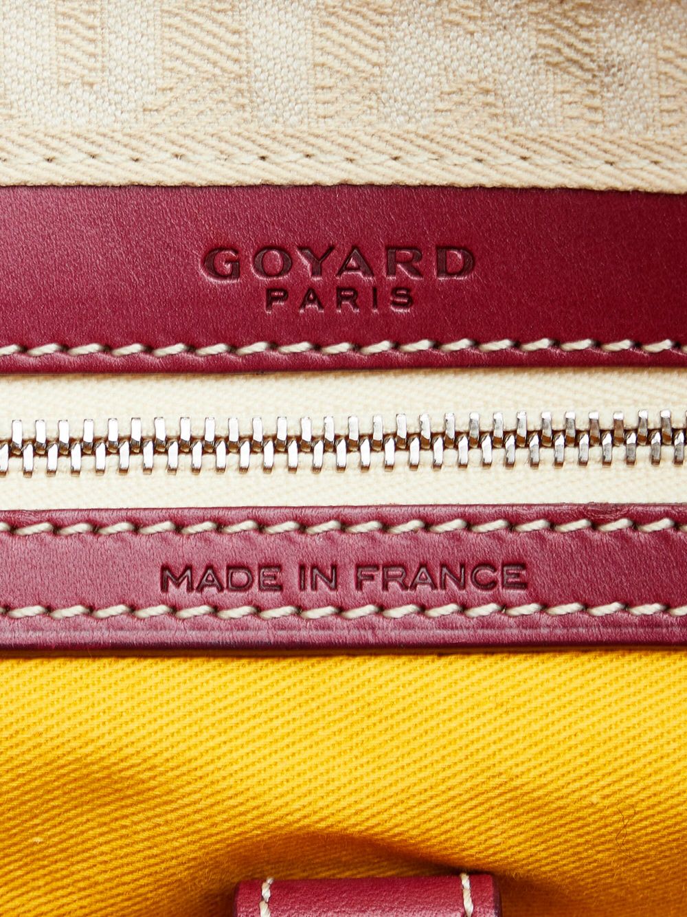 GOYARD Vendome PM Canvas Crossbody Bag Burgundy