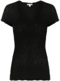 James Perse slub cotton T-shirt - Black