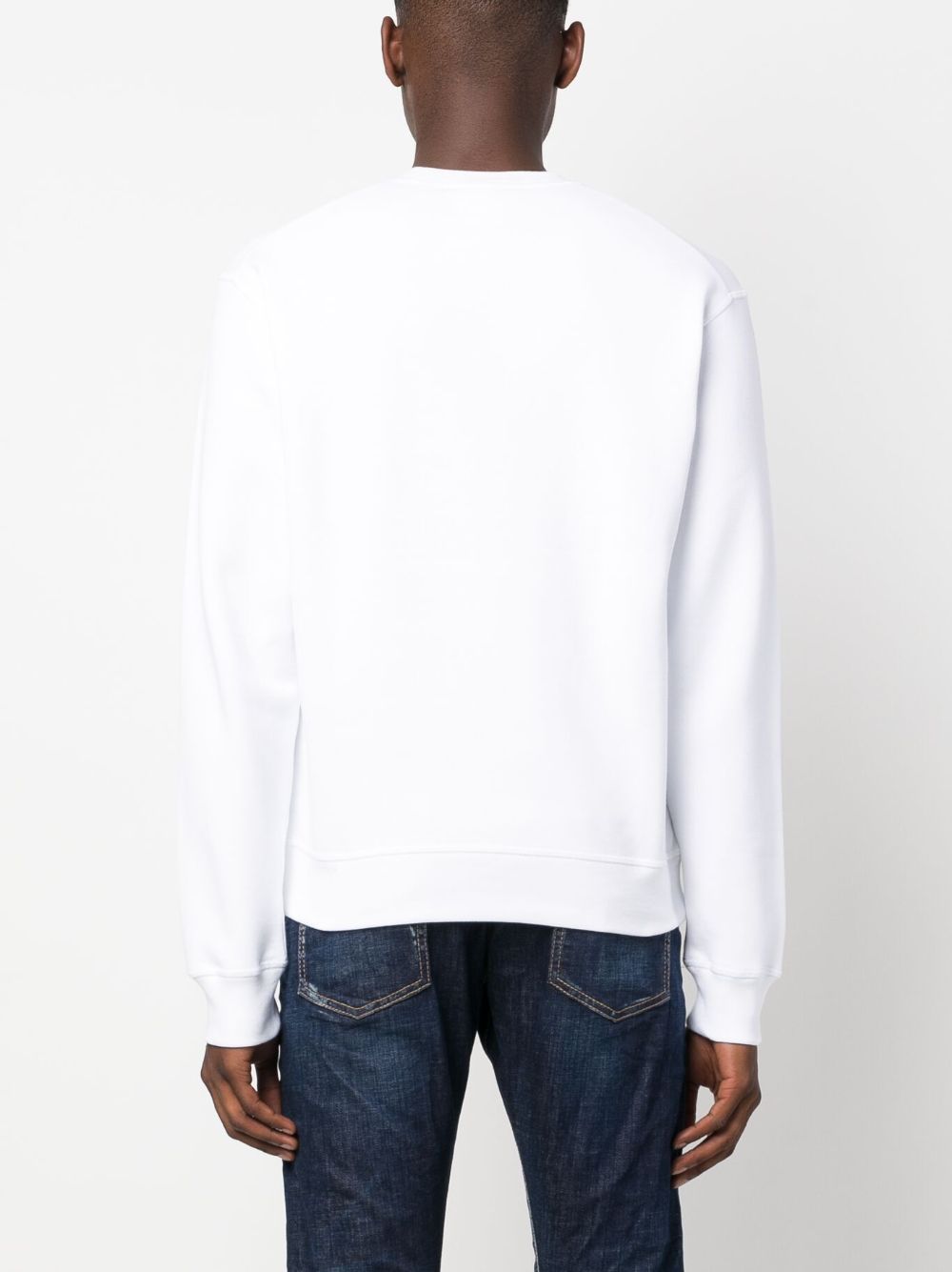 DSQUARED2 logo-applique cotton sweatshirt Men