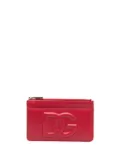 Dolce & Gabbana DG Logo zip purse - Red
