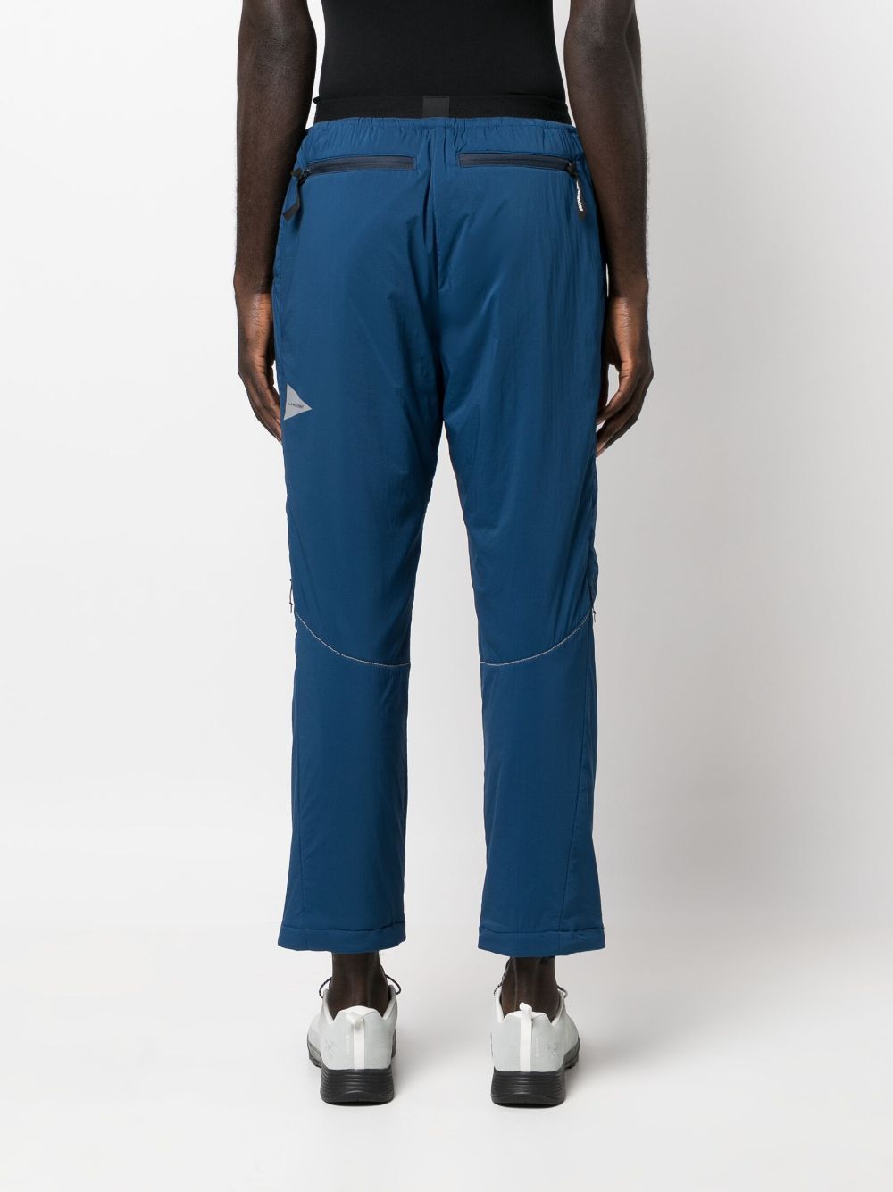 Shop And Wander Logo-print Track Pants In Blue