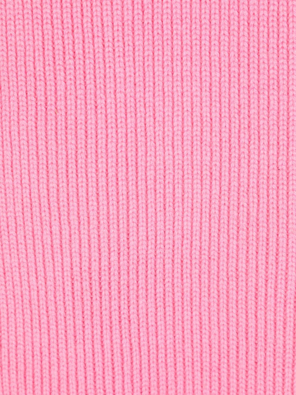 Shop Chinti & Parker Ribbed Wool-blend Scarf In Pink