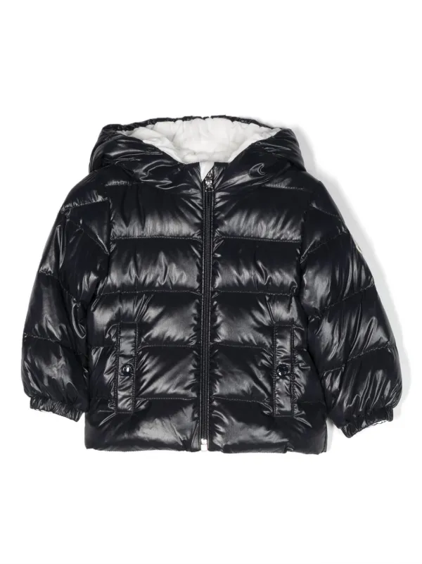 Moncler Enfant zip up Hooded Padded Jacket Farfetch