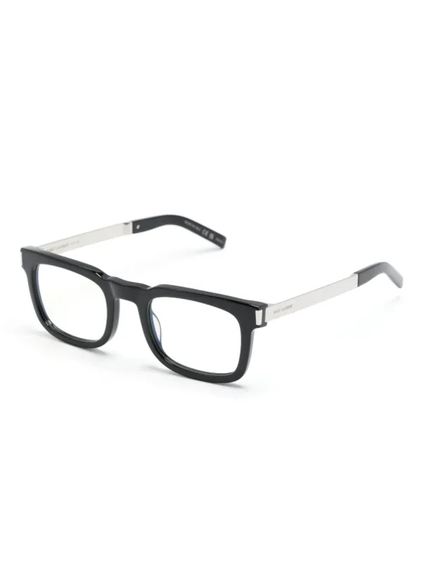 SAINT LAURENT スクエアフレームメガネ【関税込】 サンローラン SAINT LAURENT メガネ オプティカルフレーム