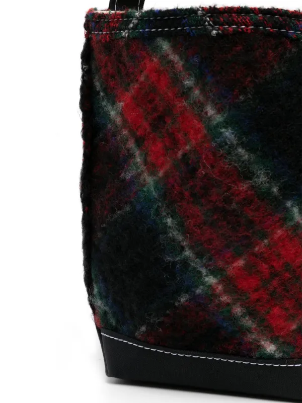 Comme Des Garçons TAO x Tembea チェック ハンドバッグ
