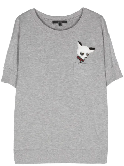 Gucci Pre-Owned 2000s T-Shirt mit Patch