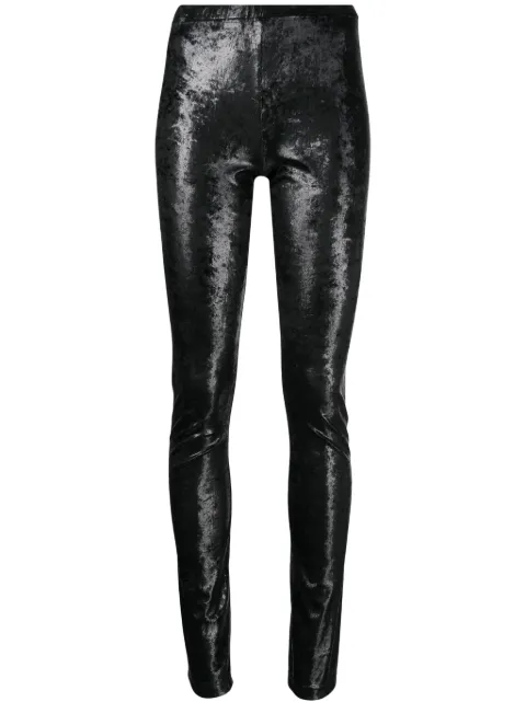 Junya Watanabe mid-rise high-shiny leggings