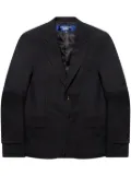 Junya Watanabe MAN notched-lapels wool blazer - Black