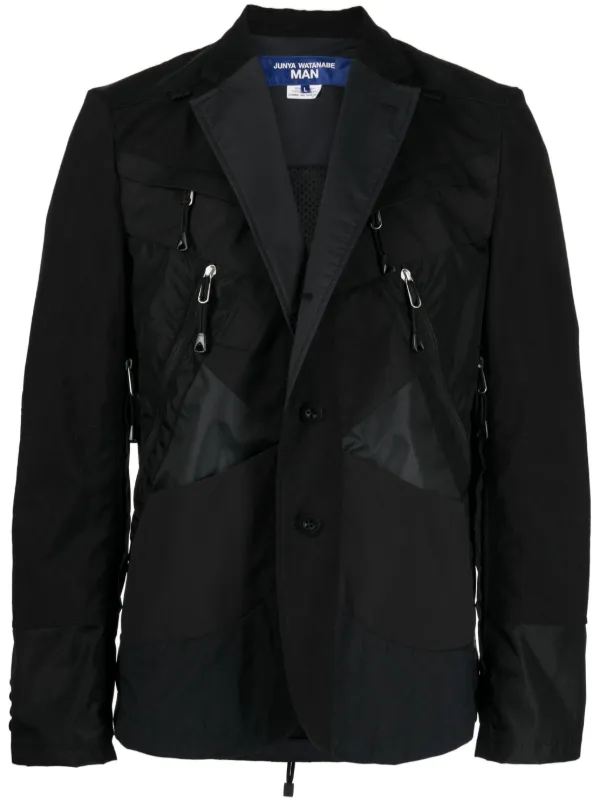 Junya Watanabe MAN single-breasted Panelled Blazer - Farfetch